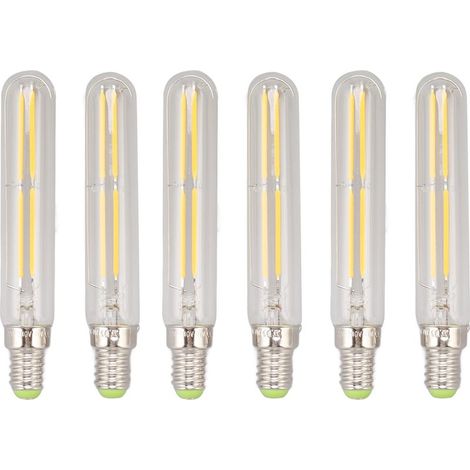 Lot de 2 ampoules tubulaires LED FOGCITY 4 W E14 2300 K T20 x 120 220-240 V pour éclairage (1/5)