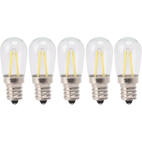 5 pièces réfrigérateur lampe ampoule basse température faible consommation d'énergie E12 LED réfrigérateur ampoule 120V lumière blanche (1/5)