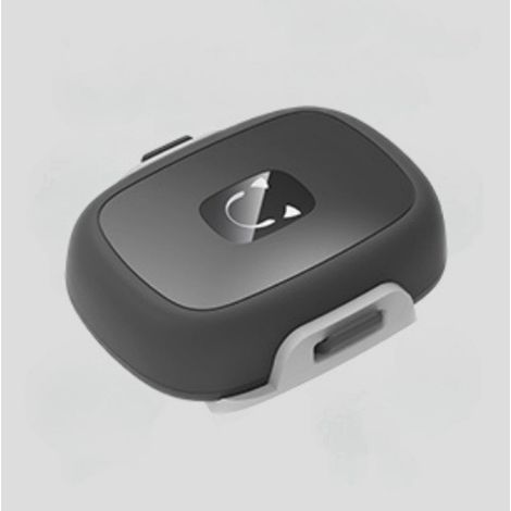 Collier traceur pour animaux de compagnie populaire, anti-perte GPS, étanche, application graffiti, noir -