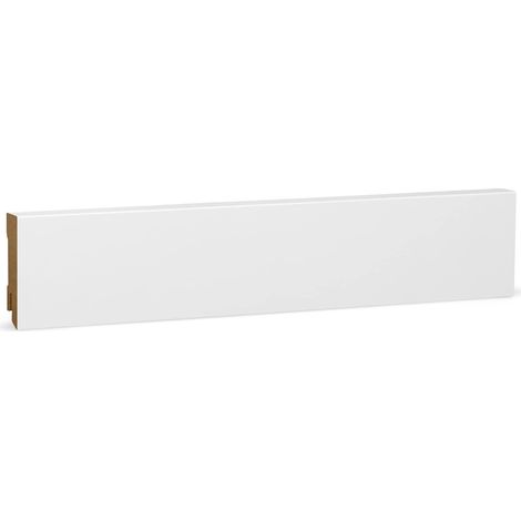 KGM Sockelleiste Modern MDF weiß direktlackiert 16 x 60 mm