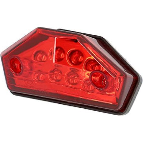 Feu arrière 12V a LED cabochon rouge Tun'R pour moto Rieju 50 MRT (1/5)