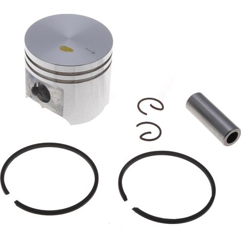 Jardiaffaires – Piston 38mm pour débroussailleuse Stihl FS180, FS220, FR220 – Adaptable avec segments et clips – Montage sans modification (1/2)