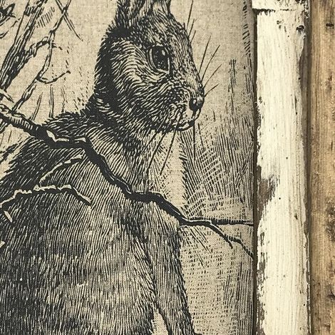 Affiche de Pâques Lapin de Pâques, art mural vintage, style champêtre printanier, décoration murale rétro pour la maison, la chambre et le jardin. (1/5)