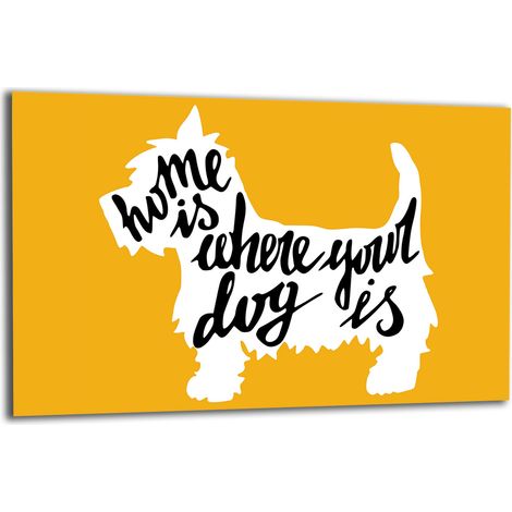 PLAQUE DE PROTECTION EN VERRE POUR CUISINIÈRE 80x52 DOG (1/5)