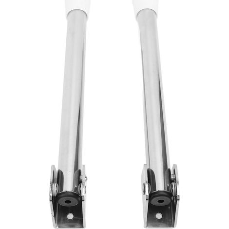 1 paire de Support de siège, jambe pivotante pour banc de bateau pliable, Support de stabilité amélioré en acier inoxydable (1/5)