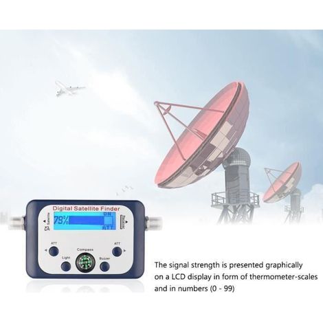 Gsf-9506 Finder Satellite Testeur De Compteur De Signal Avec Câble Mon1224-9-25865