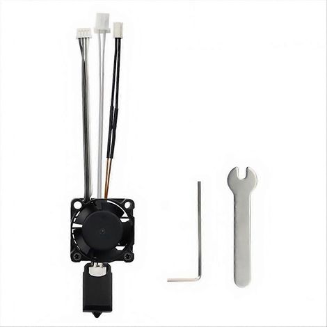 Für X1 3D-Drucker Hotend-Kit mit Kühlventilator 0,8 mm
