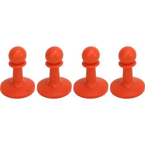 Stück Blitzschutzkappen für Zeltstangen, Markisenstangen-Stützstangen, Blitzschutzhüllen, Blitzableiterschutz für Camping und Wandern, Orange (1/5)