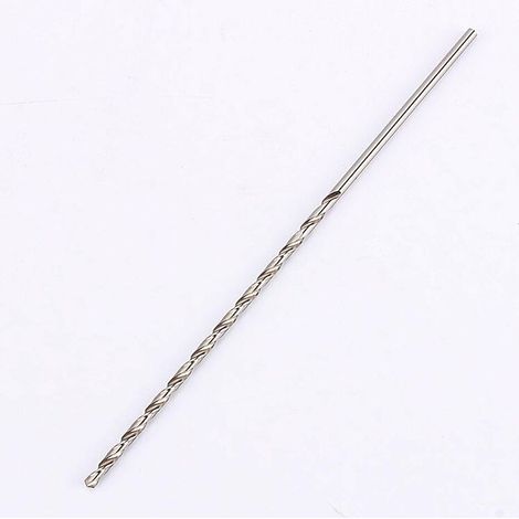 AMXCNOY Extra langer Spiralbohrer, HSS-Spiralbohrer, 160 mm Länge, Bohrwerkzeug für Holz, Metall und Stahl, 3 mm Spiralbohrer (1/3)