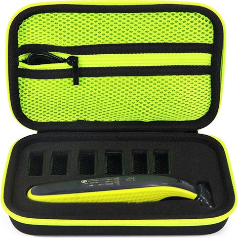 Schutzhülle für Elektrorasierer, Passende Schutzhülle für Phi lips OneBlade QP2520/30, QP2530/30, QP2520/65, QP2630/30, Abdeckung für Phi lips Oneblade, Aufbewahrungsbox für Rasierer