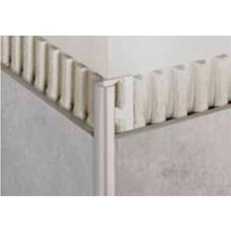 Schluter – Profilé de finition quart de rond RONDEC-A 100 – Acier inoxydable V4A – Hauteur 10mm – Protection angles carrelés – Design classique