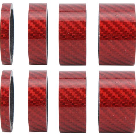 Stück Carbon-Unterlegscheiben 5/10/15/20 mm für Fahrrad-Steuersatz-Spacer, Vordergabel und Sattelstütze