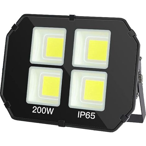 Flood Spot Lighting Light Lumpente D'Extérieur, Lumière de Sécurité Superfectrice Imperméable Imperméable Ip65, Lumière Du Mur de La Lumière Du Jour Pour Jardin/Jardin/Garage/Entrepôt (1/4)