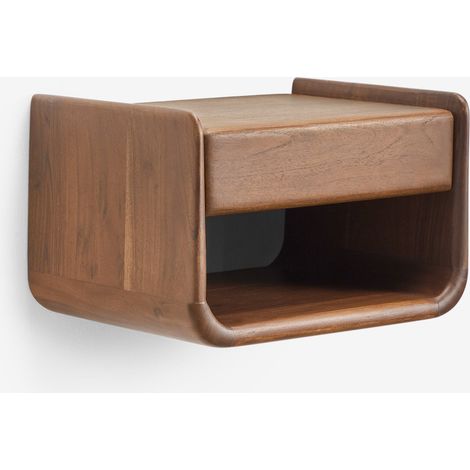 Comodino sospeso 40x30 cm in legno Tinsley SKLUM (1/5)