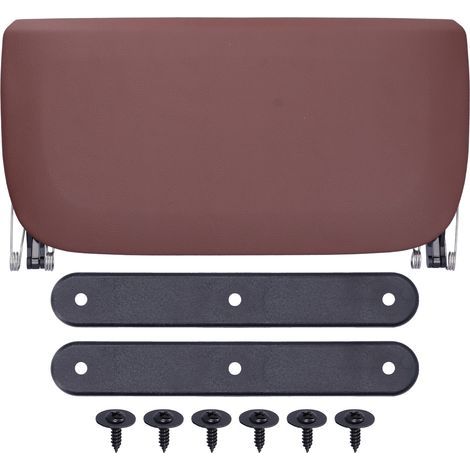 Accesorios de revestimiento para el panel trasero del asiento del coche, aptos para las series 5 y 7 F07 F10 F11 F18 F01 F02 F04 (Marrón rojizo) (1/5)