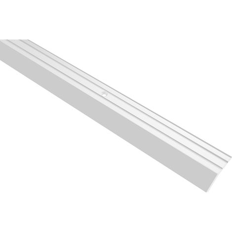 Abschlussprofile aus Aluminium, langlebig & rostfrei für den perfekten Abschluss jedes Bodenbelages (A11 - 1.8M / 39x8mm, Silber) (1/2)