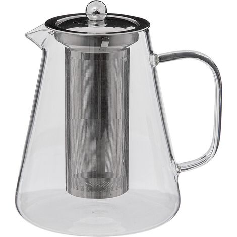 Boule en verre pour le thé avec infuseur TEAL, 1,3 l, en verre