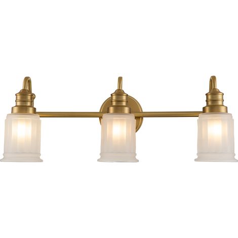 Elstead Quoizel Swell Lampada da parete in ottone spazzolato, IP44 (1/5)