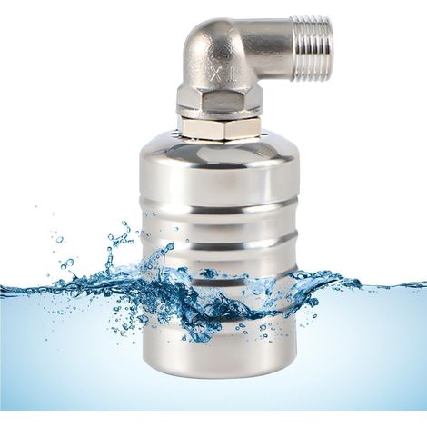 Vanne à flotteur de contrôle automatique du niveau d'eau, mini robinet à boisseau sphérique, contrôleur d'arrêt automatique compact, régulateur de niveau d'eau pour piscine, réservoir (1/5)
