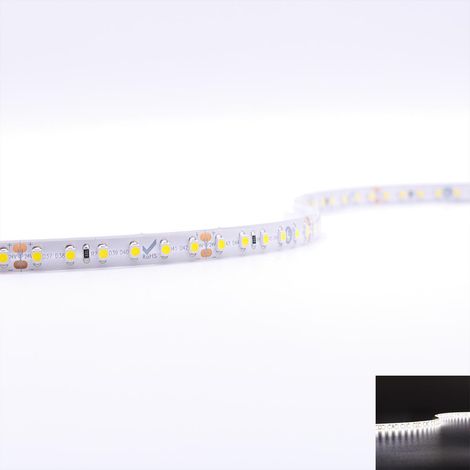 Strip 24V LED Streifen 5M 9,6W/m 120LED/m 8mm - Lichtfarbe: Neutralweiß 4000K - Schutzart: IP65 (1/5)