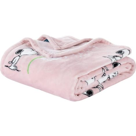 Cute Cartoon Snoopy Flannel Blanket Lunch Break Sofa Decoration Blanket (1/3)