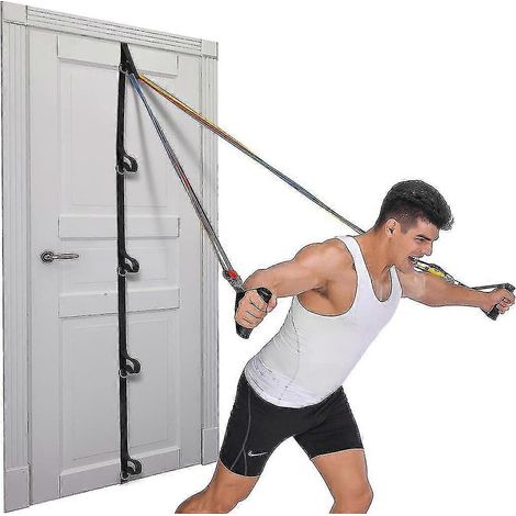 Support de porte pour bandes de résistance - Portable, sécurisé, points de fixation multiples (1/5)