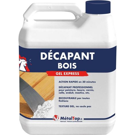 Decapant Bois - 1 L - Incolore - Metaltop