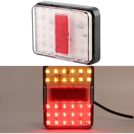 Wasserdichte 24V LED-Bremsleuchte mit hoher Helligkeit für LKW, LED-Rückleuchten und Positionsleuchten (1/5)