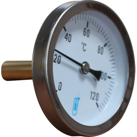 Thermomètre plongeur axial Ø63 (1/4)