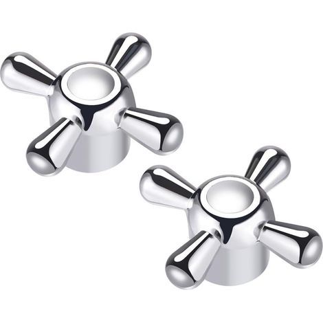 Lot de 2 poignée de robinet universelle en alliage pour cuisine, baignoire, salle de bain, pdating ou remplacement du matériel existant (1/5)