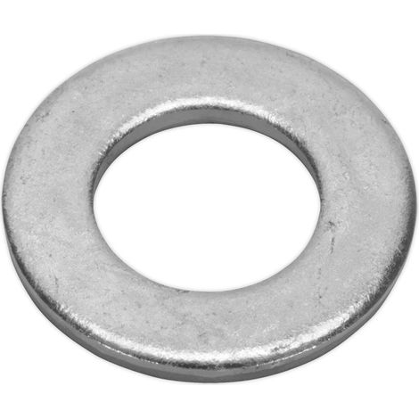 Sealey Flat Washer DIN 125 M14 x 28mm Form A Zinc Pack of 50 FWA1428