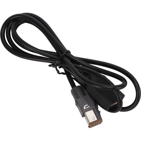 Cable con conector de audio AUX, adaptador de cable USB para radio. Excelente calidad de sonido para el coche. (1/5)