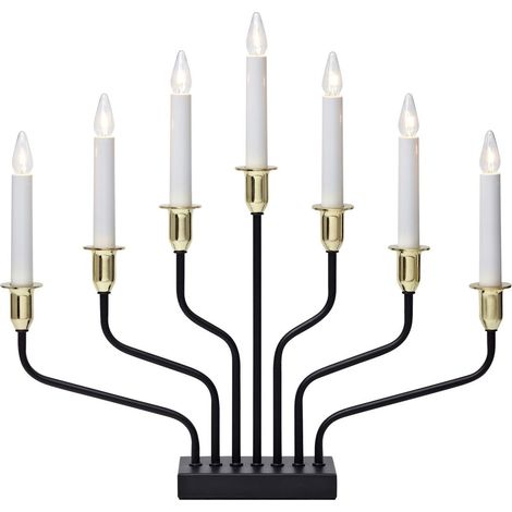 Bougeoir E10, 7x3W, IP20, noir et or - Markslöjd - Brosa (1/3)