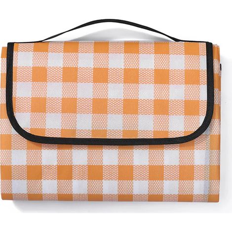 Gran Alfombra de Picnic Impermeable Secado Rápido Aire Libre Viaje Camping Senderismo Amarillo Cuadrado 180200cm (1/4)