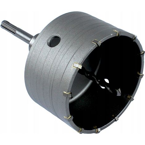 Corona trapanante 125 mm in widia per cemento per incasso SDS Plus
