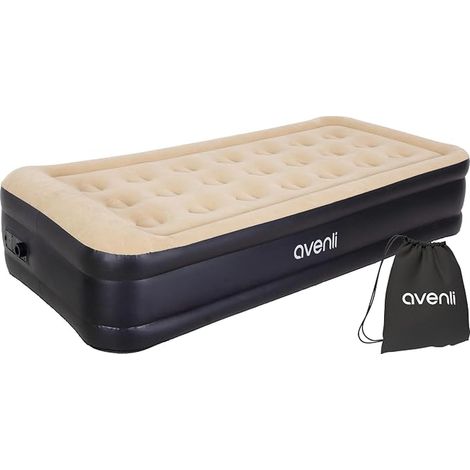 Matelas Gonflable 1 Place 196x97x47cm, Lit Gonflable Autogonflant 1 Personne avec Pompe Intégrée, Matelas pour Camping (1/4)
