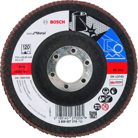 Plato pulidor X571 Best for Metal Ø 115 mm  BOSCH 2608607319