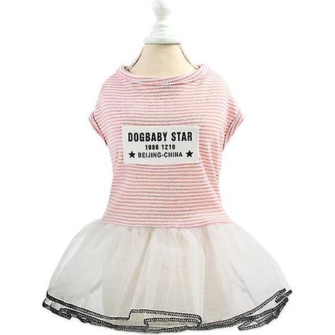 Stück gestreiftes Haustierkleid