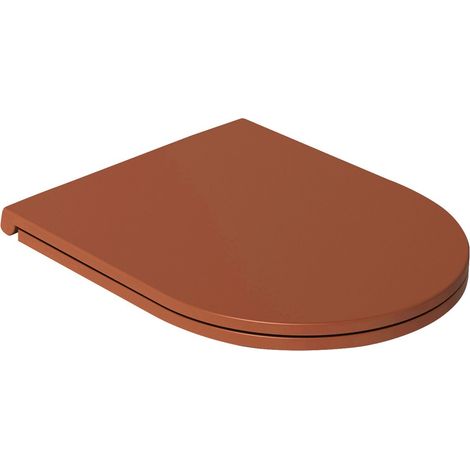 Sapho Isvea Infinity - Abattant WC Slim, Soft Close, Easy Take, terracotta 40KF0548I (1/4)