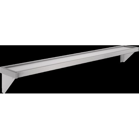 KWC bac, SATURN, acier inoxydable, 2400x138x142 mm, en saillie (1/2)