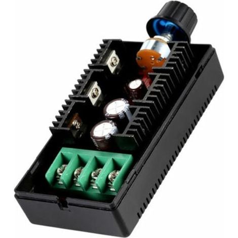 Régulateur de vitesse PWM DC 10-50V 40A 2000W pour moteur HHO RC, variateur ajustable 12V 24V 36V 40V 50V avec potentiomètre, contrôleur de puissance (1/3)