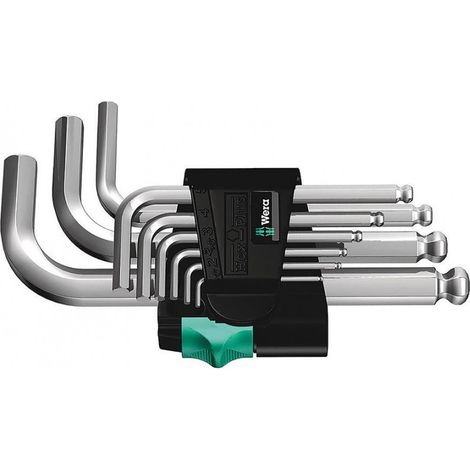 Wera 950 PKS/9 SM N Brugola interna Kit di chiavi a brugola 1.5 mm, 2 mm, 2.5 mm, 3 mm, 4 mm, 5 mm, 6 mm, 8 mm, 10 mm 9 (1/5)