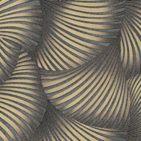 Vliestapete - Fashion for Walls 5 - Gold Schwarz Grafik GMK Erismann - 1052515 (1/5)