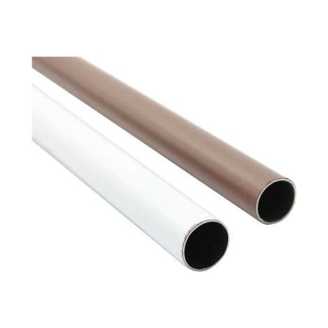 Tubo Tondo Plastificato Bianco Mm.18 Mt.1