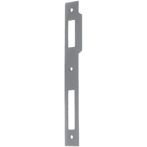 CONTROPIASTRA PER SERRATURA 'PATENT' B.Q. grigio verniciato - interasse 70 mm
