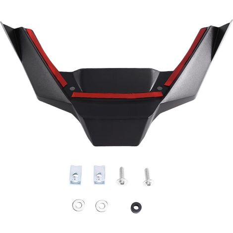 Spoiler delantero para motocicleta, extensión de alerón, carenado frontal tipo "naked beak" compatible con Honda XADV 750 X-ADV750 25-26, color negro. (1/5)