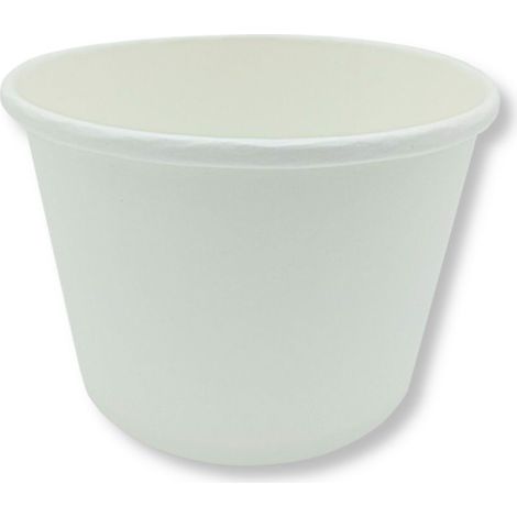 Papierschale 500 ml, weiß, Durchmesser 115 mm, 50 Stück SUP