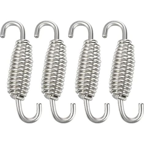 A Ressorts D'échappement Moto Argentés 4 Pcs 55mm Acier Inoxydable (1/4)