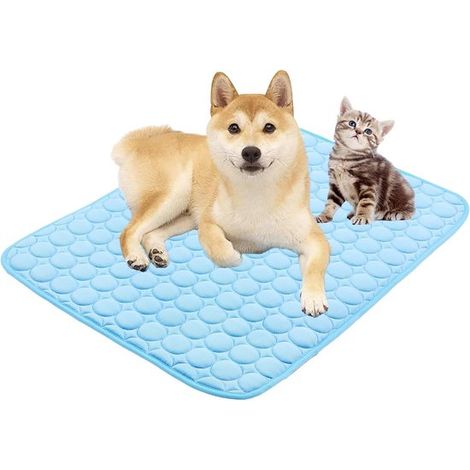 Tappetino rinfrescante per cani e gatti, tappetino estivo rinfrescante e per dormire, materiale assorbente, facile da trasportare, facile da pulire, rinfrescante per animali domestici (1/5)
