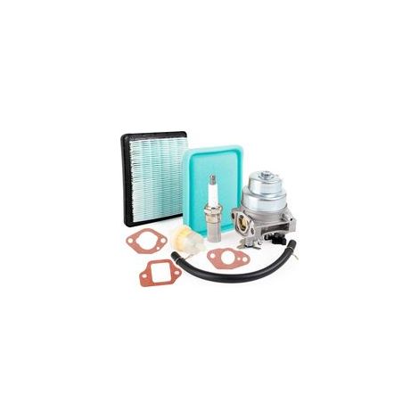 GCV160 Carburateur de tondeuse à gazon Carburateur : avec kit Tune Up Kit Filtre à air pour tondeuse GCV160A GCV160LA GCV160LE Moteur HRB216 HRR216 HRT216 HRZ216 HRZ216 (1/5)